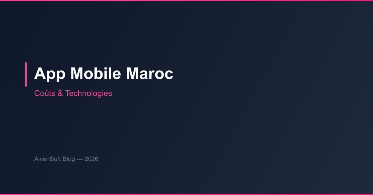 Mobile App Development in Morocco: Costs and Technologies